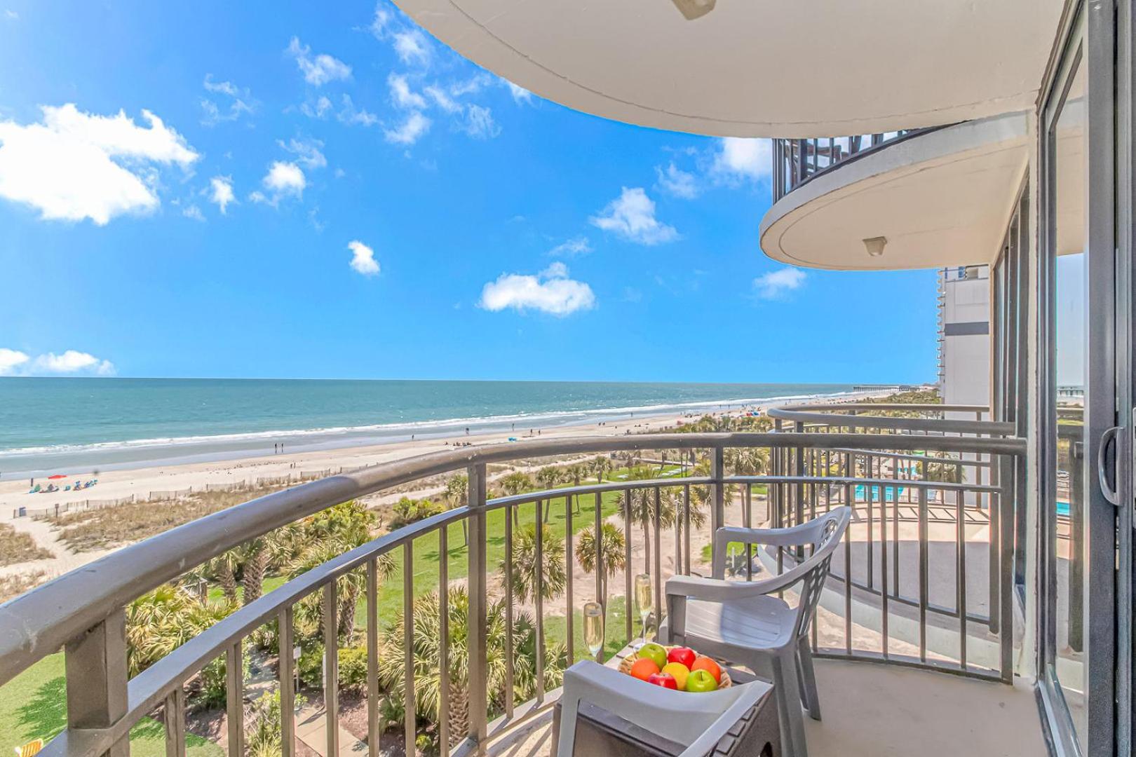 5Th Floor Direct Oceanfront Double Suite Sleeps 6 Meridian Plaza 503 マートルビーチ エクステリア 写真