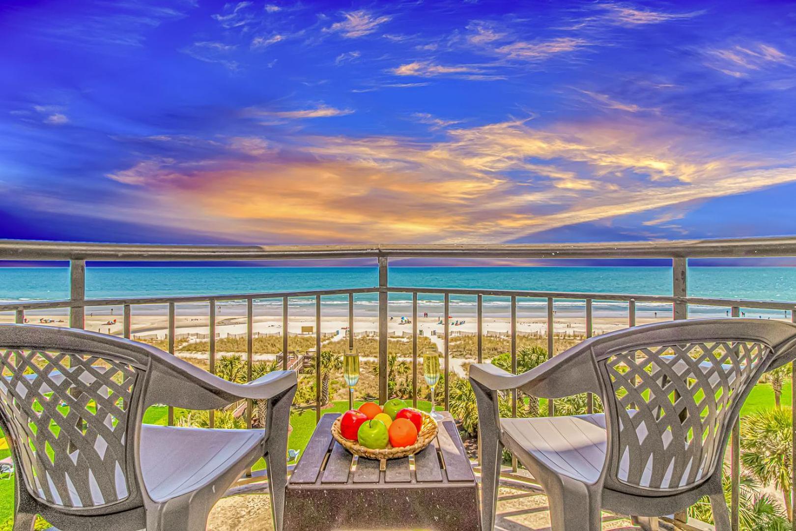 5Th Floor Direct Oceanfront Double Suite Sleeps 6 Meridian Plaza 503 マートルビーチ エクステリア 写真