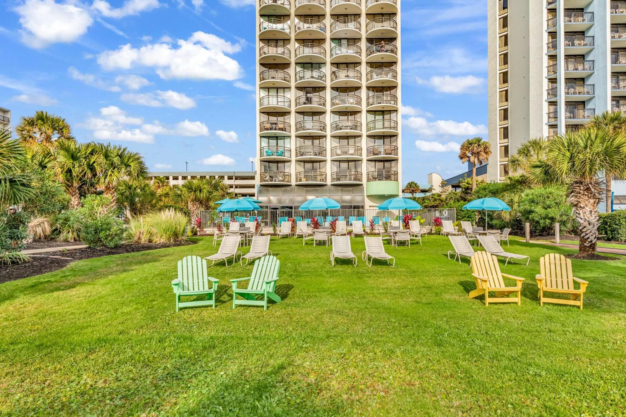 5Th Floor Direct Oceanfront Double Suite Sleeps 6 Meridian Plaza 503 マートルビーチ エクステリア 写真