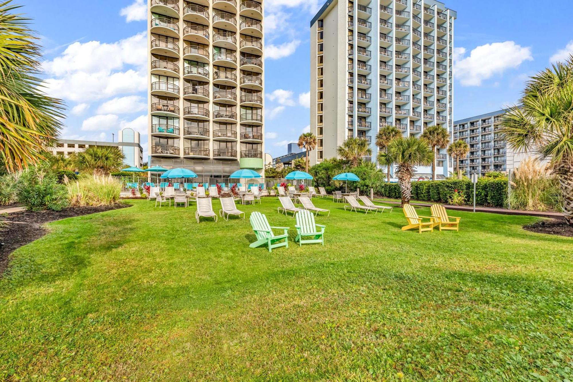 5Th Floor Direct Oceanfront Double Suite Sleeps 6 Meridian Plaza 503 マートルビーチ エクステリア 写真