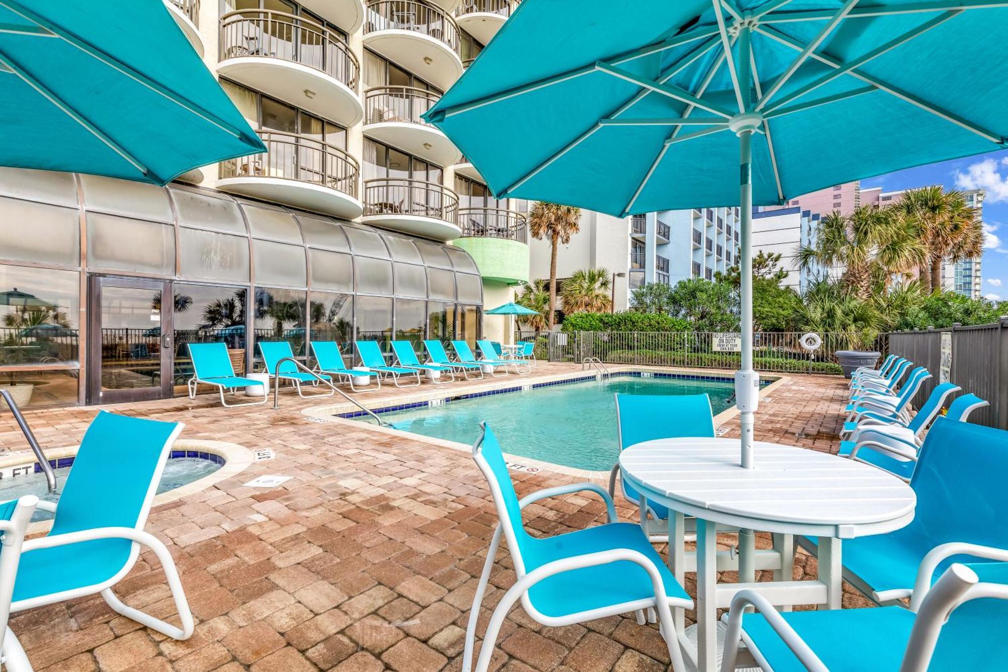5Th Floor Direct Oceanfront Double Suite Sleeps 6 Meridian Plaza 503 マートルビーチ エクステリア 写真