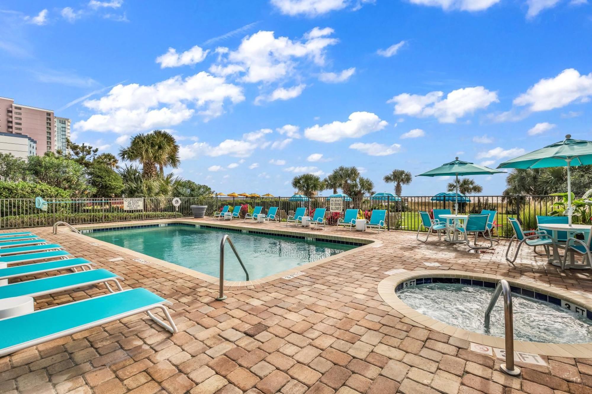 5Th Floor Direct Oceanfront Double Suite Sleeps 6 Meridian Plaza 503 マートルビーチ エクステリア 写真