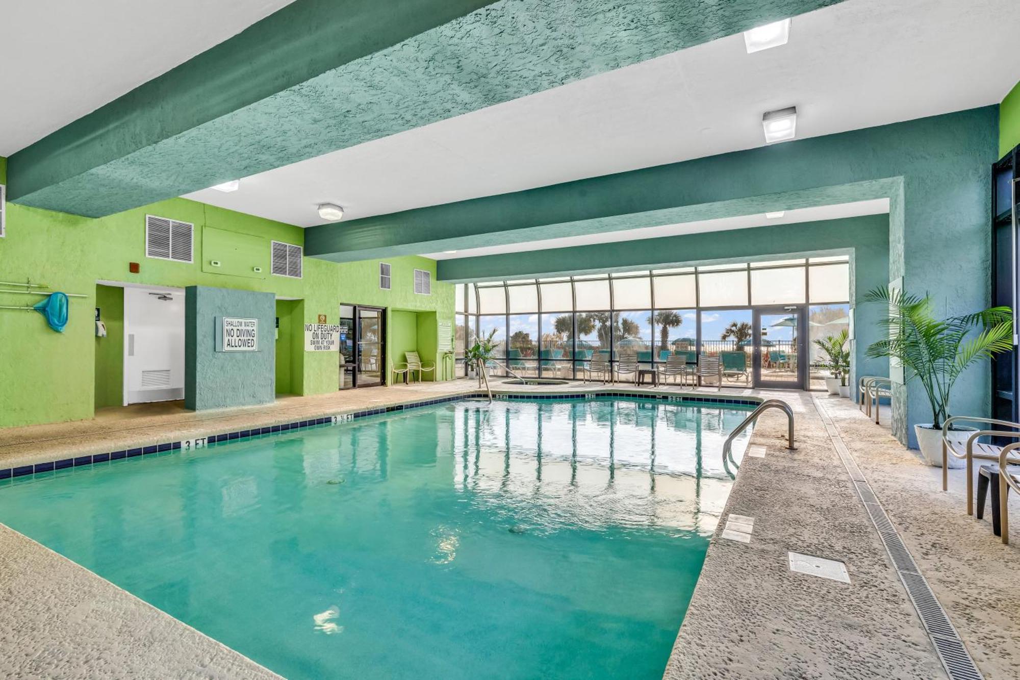 5Th Floor Direct Oceanfront Double Suite Sleeps 6 Meridian Plaza 503 マートルビーチ エクステリア 写真